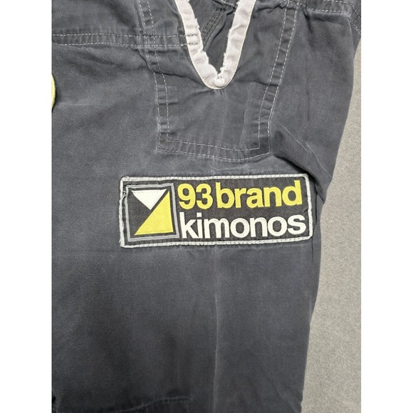 93 Brand Kimonos Judo Jiu Jitsu Pants Only Mens A2 Gray Training Casual MMA - Picture 5 of 9